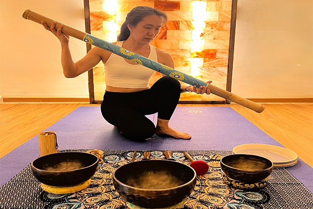 sound bath singapore-sonic bliss yoga