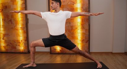 Hatha Yoga 1 Class at Sky Yoga Hatha Yoga 1 class at Sky Yoga focusing on balance, strength, and flexibility through static poses and breathing exercises.